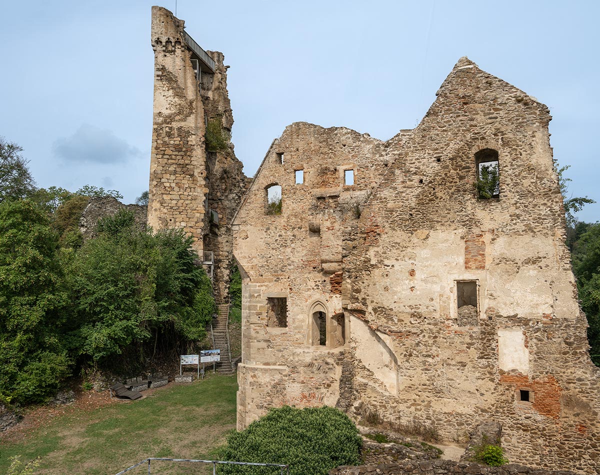 Bergfried und Palas